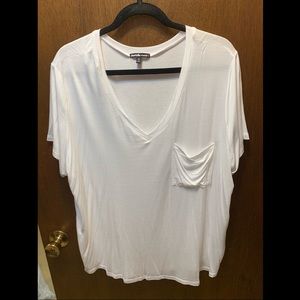 Charlotte Russe plain white tee size 2x